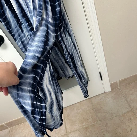 Torrid Blue Gauze Cover Up, 1X/2X Plus - Picture 12 of 15